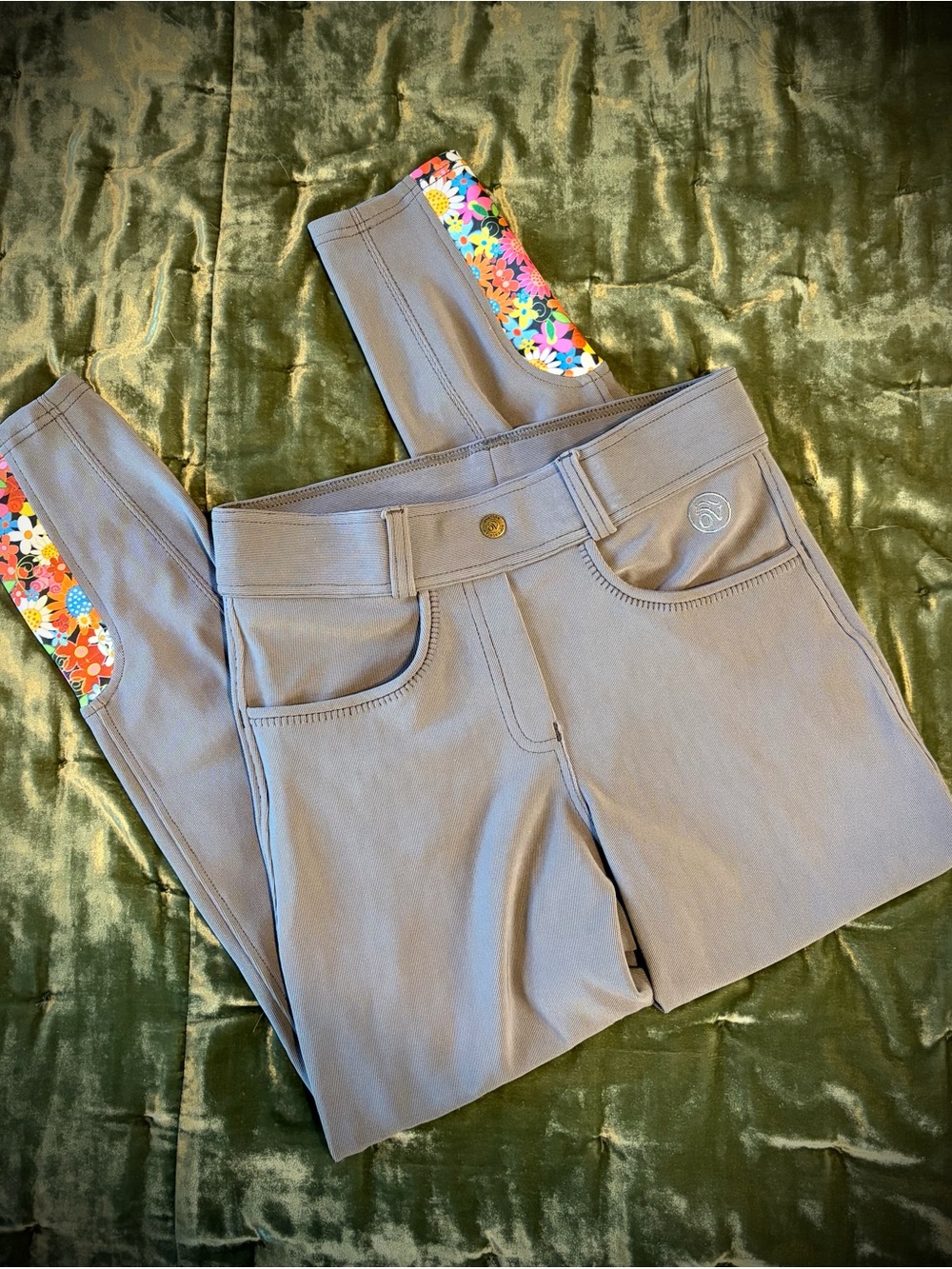 Ovation Endura Gray Riding Breeches #1249